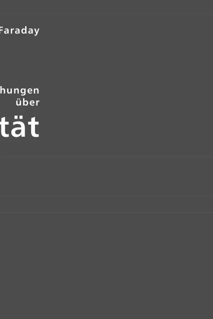 Cover: 9783836411554 | Experimental-Untersuchungen über Elektrizität | Michael Faraday | Buch