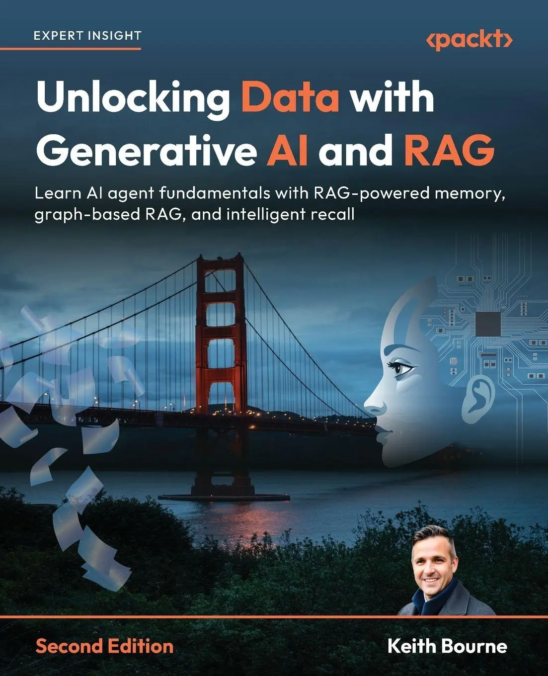 Cover: 9781806381654 | Unlocking Data with Generative AI and RAG - Second Edition | Bourne