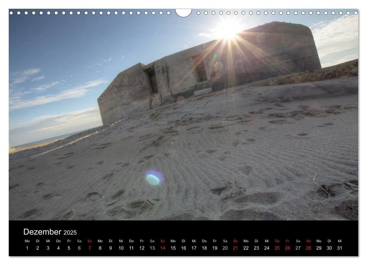 Bild: 9783435831654 | Bunker Houvig (Wandkalender 2025 DIN A3 quer), CALVENDO Monatskalender