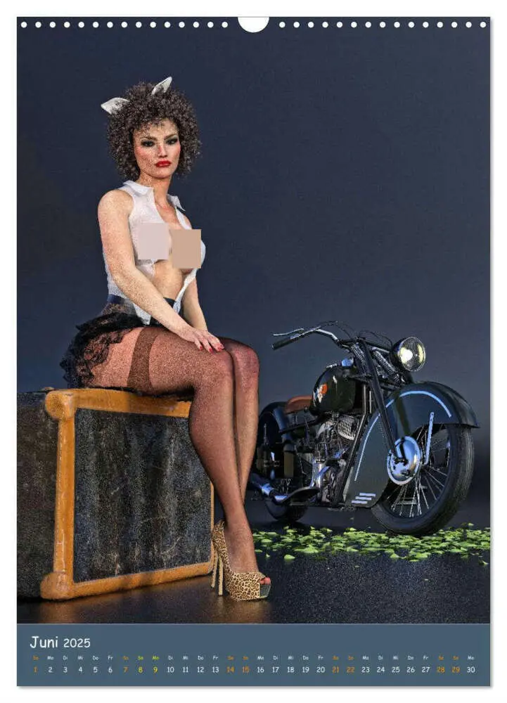Bild: 9783435901654 | Bunnys and Bikes (Wandkalender 2025 DIN A3 hoch), CALVENDO...