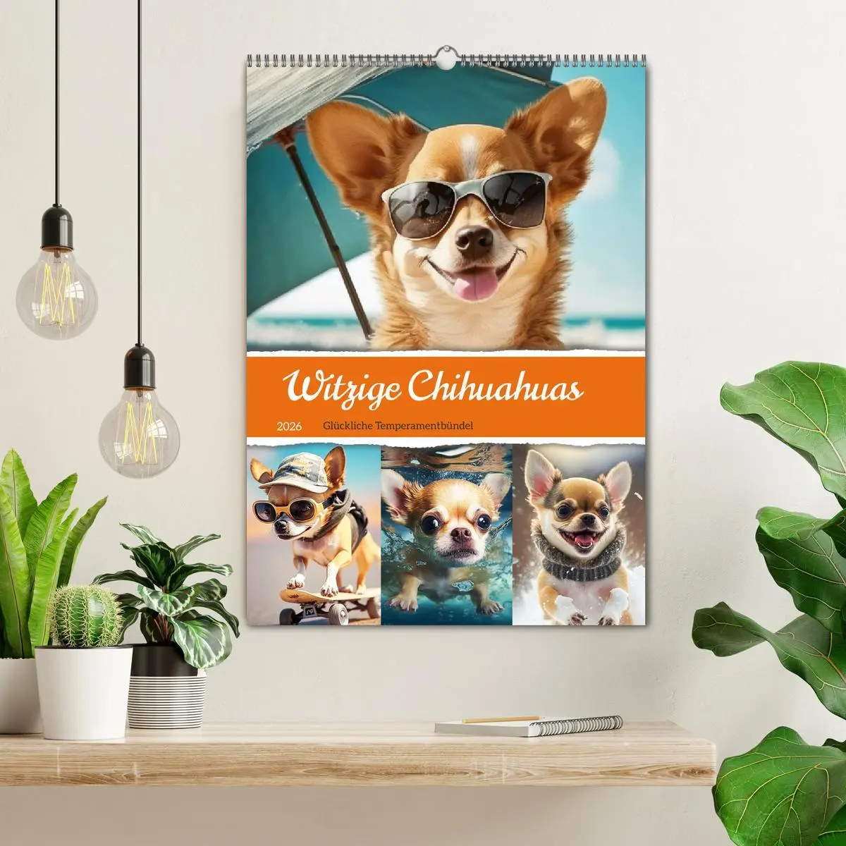 Bild: 9783516321654 | Witzige Chihuahuas. Glückliche Temperamentbündel (Wandkalender 2026...