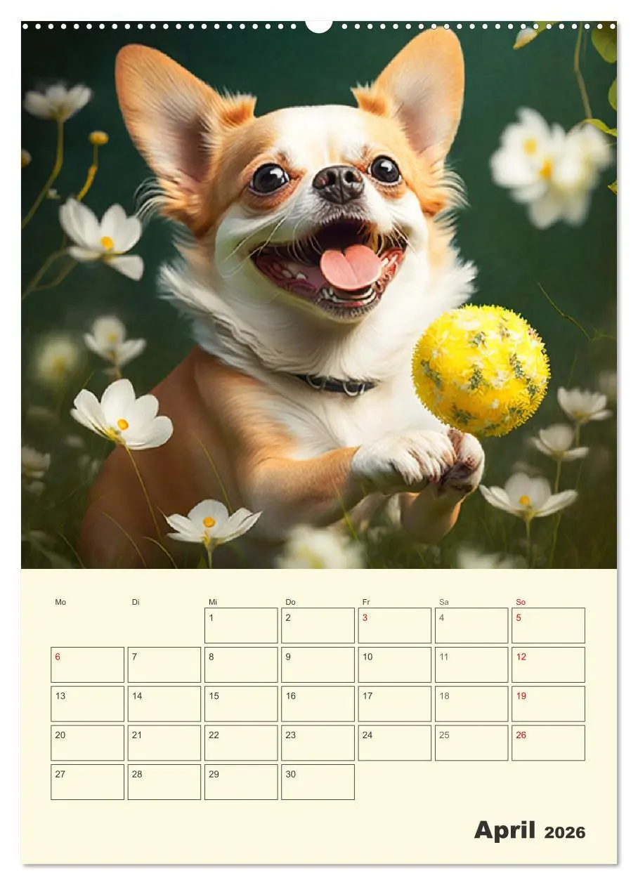 Bild: 9783516321654 | Witzige Chihuahuas. Glückliche Temperamentbündel (Wandkalender 2026...