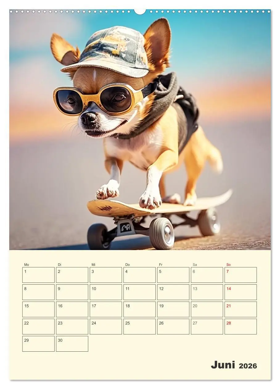 Bild: 9783516321654 | Witzige Chihuahuas. Glückliche Temperamentbündel (Wandkalender 2026...