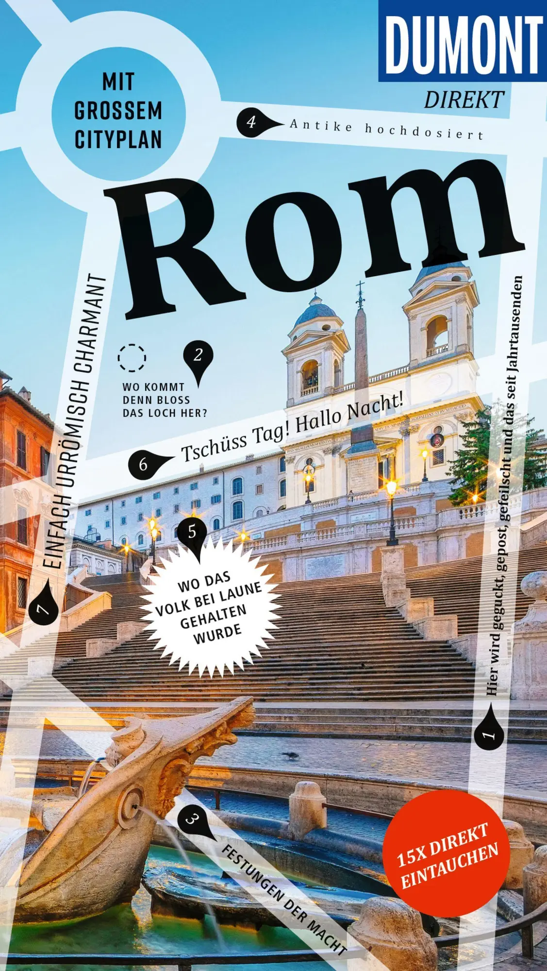 Cover: 9783616001654 | DUMONT direkt Reiseführer Rom | Mit großem Cityplan | Caterina Mesina