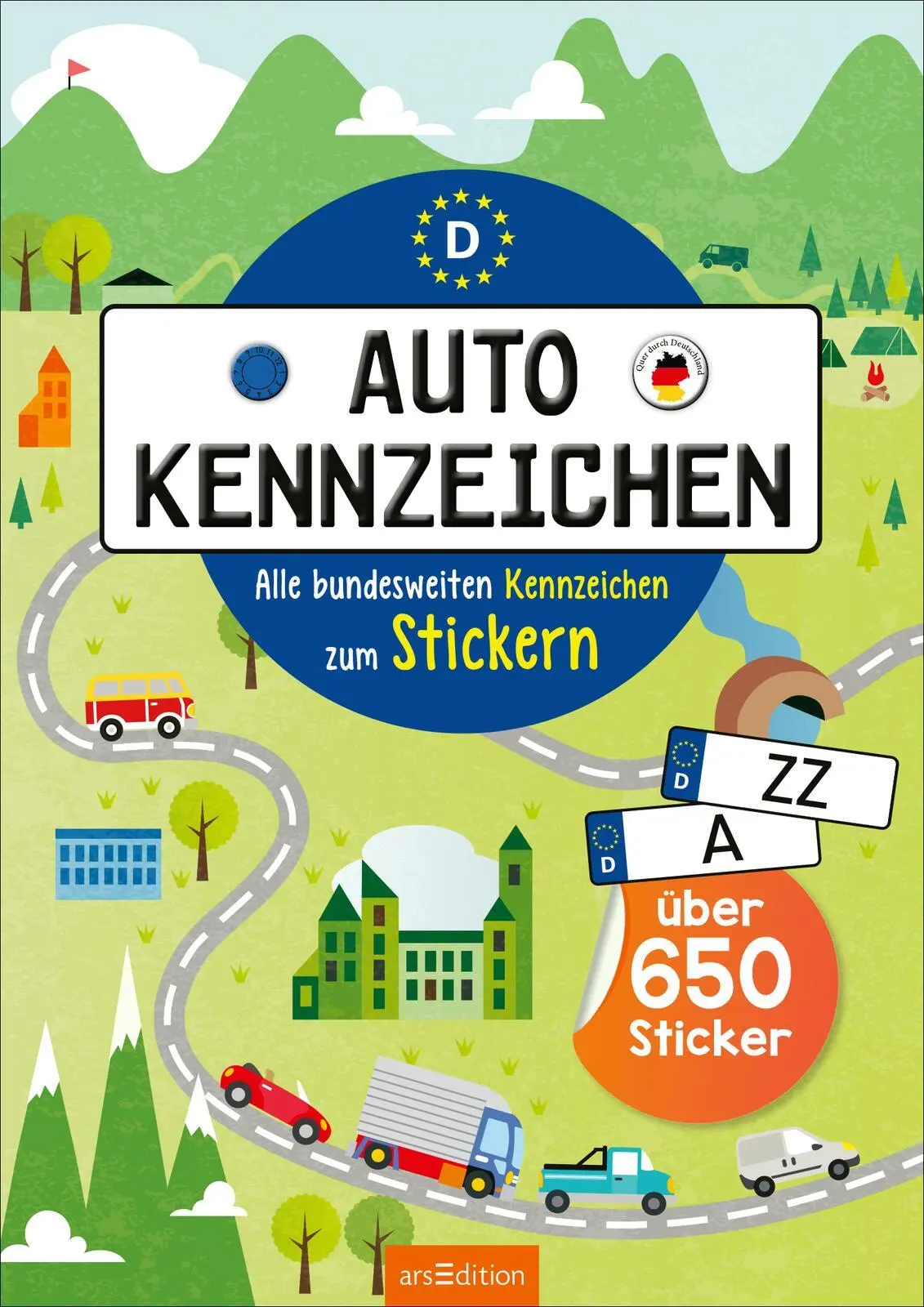 Bild: 9783845861654 | Autokennzeichen - Alle bundesweiten Kennzeichen zum Stickern | Maas