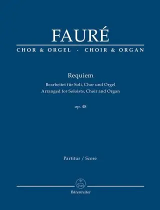 Cover: 9790006521654 | Requiem d-Moll op.48, Bearbeitet für Soli, Chor und Orgel, Orgelauszug