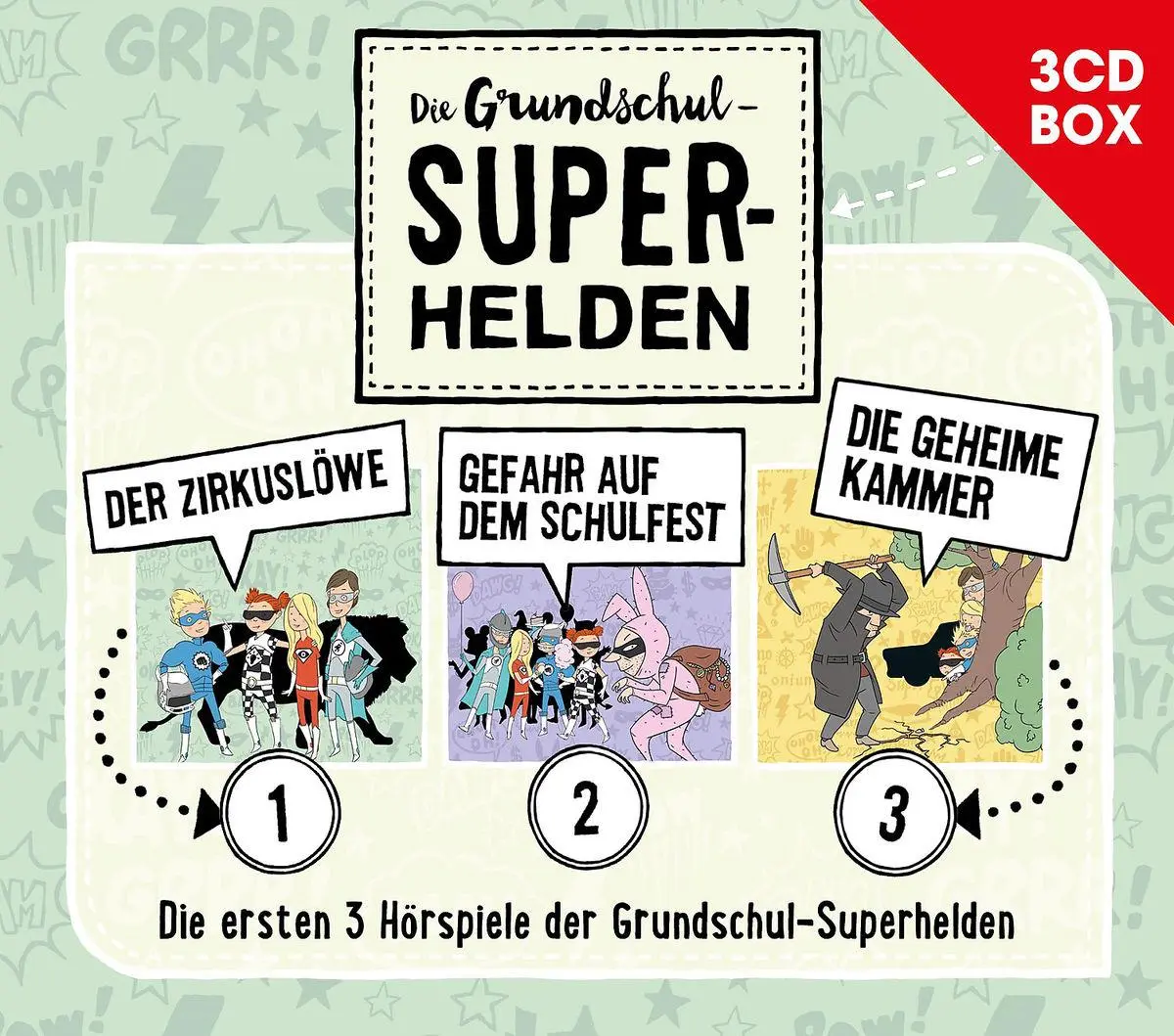 Cover: 4260167471754 | Die Grundschul-Superhelden 3-CD-Box Vol. 1 | Lamp | Audio-CD | Deutsch