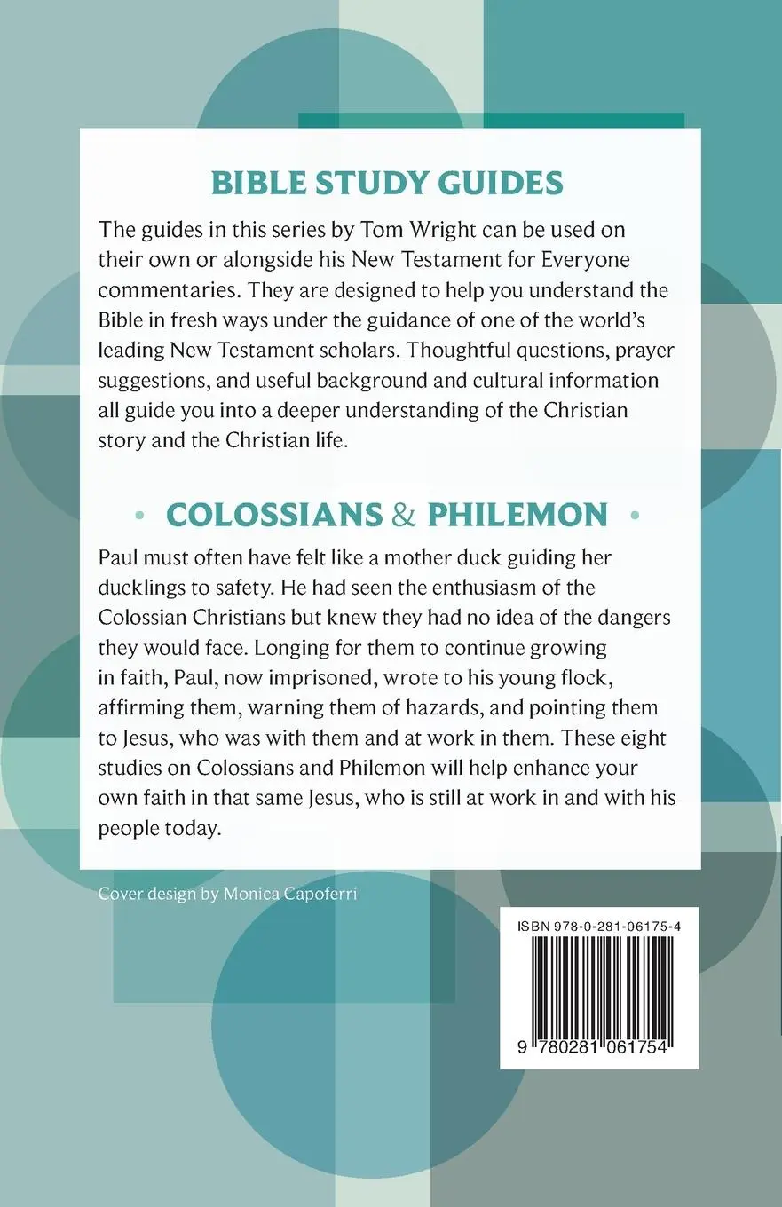 Rückseite: 9780281061754 | For Everyone Bible Study Guide | Colossians And Philemon | Tom Wright