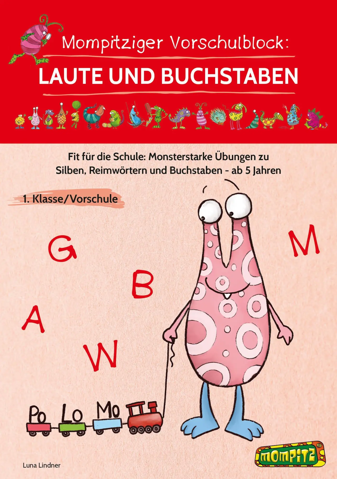 Cover: 9783403211754 | Mompitziger Vorschulblock: Laute und Buchstaben | Luna Lindner | 34 S.