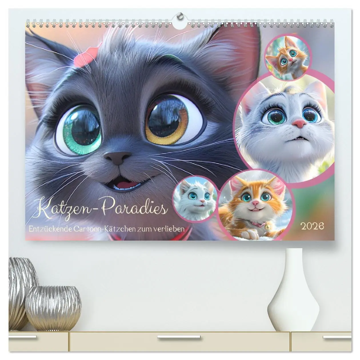 Cover: 9783457391754 | Katzen-Paradies. Entzückende Cartoon-Kätzchen zum verlieben...