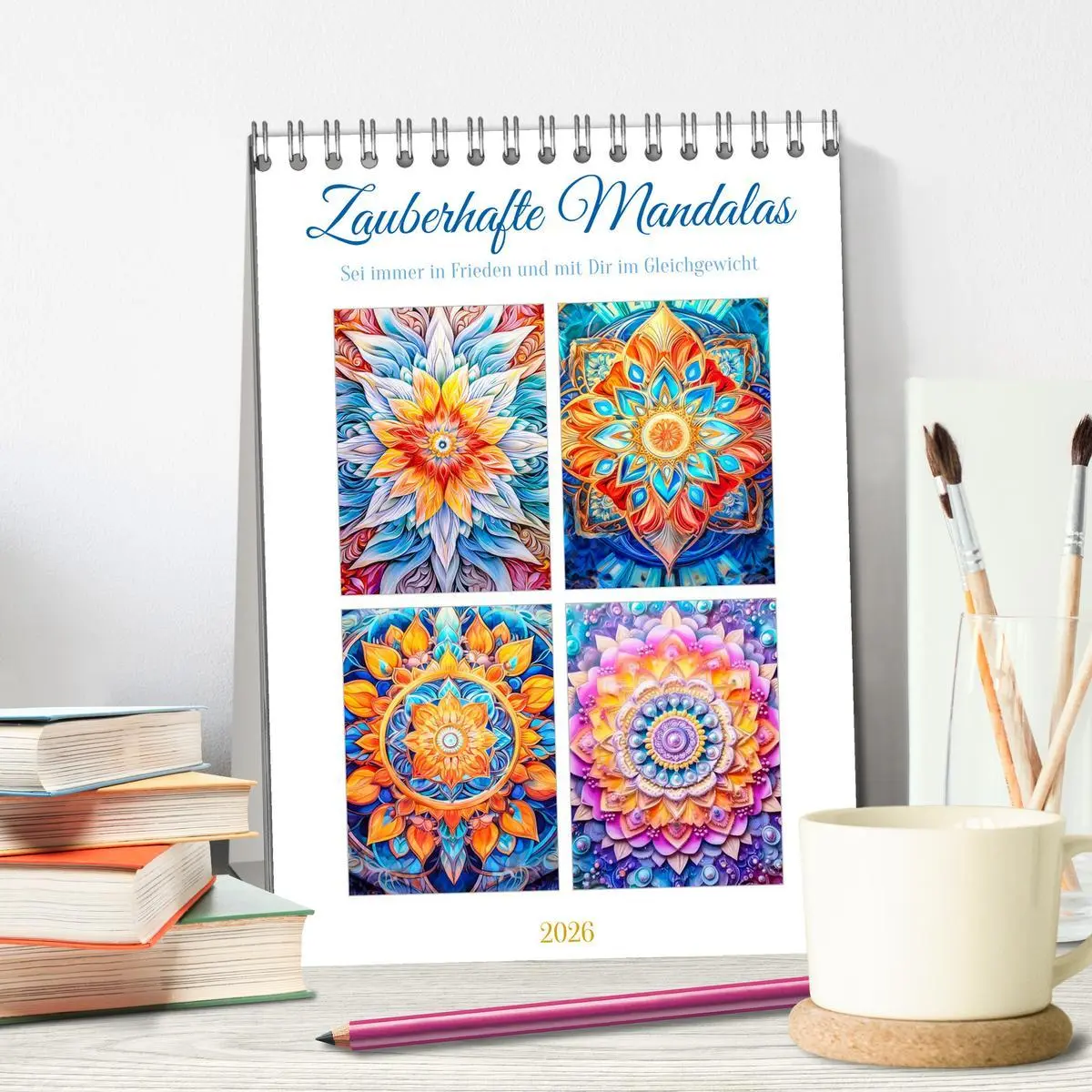 Bild: 9783516311754 | Zauberhafte Mandalas (Tischkalender 2026 DIN A5 hoch), CALVENDO...