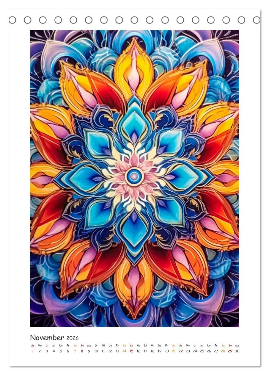 Bild: 9783516311754 | Zauberhafte Mandalas (Tischkalender 2026 DIN A5 hoch), CALVENDO...