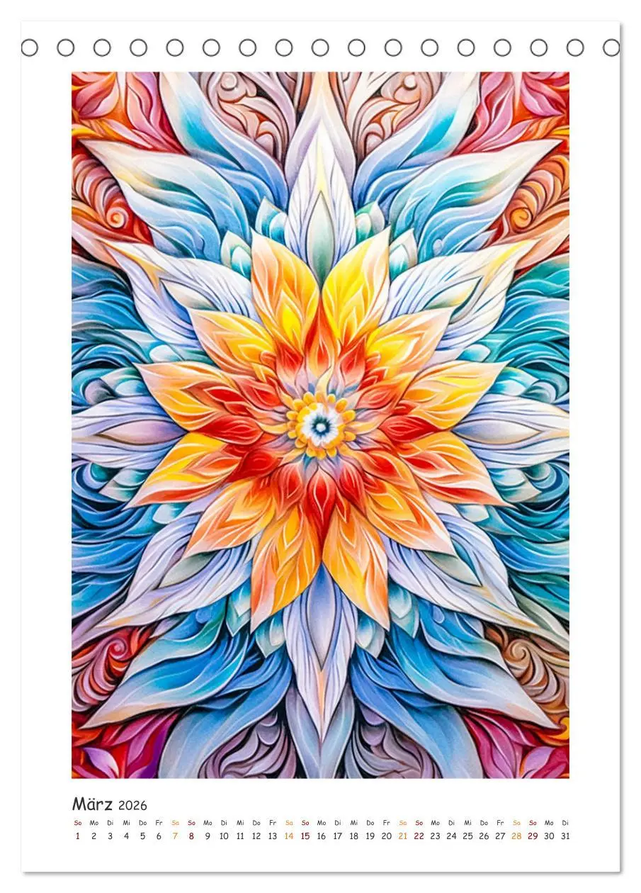 Bild: 9783516311754 | Zauberhafte Mandalas (Tischkalender 2026 DIN A5 hoch), CALVENDO...