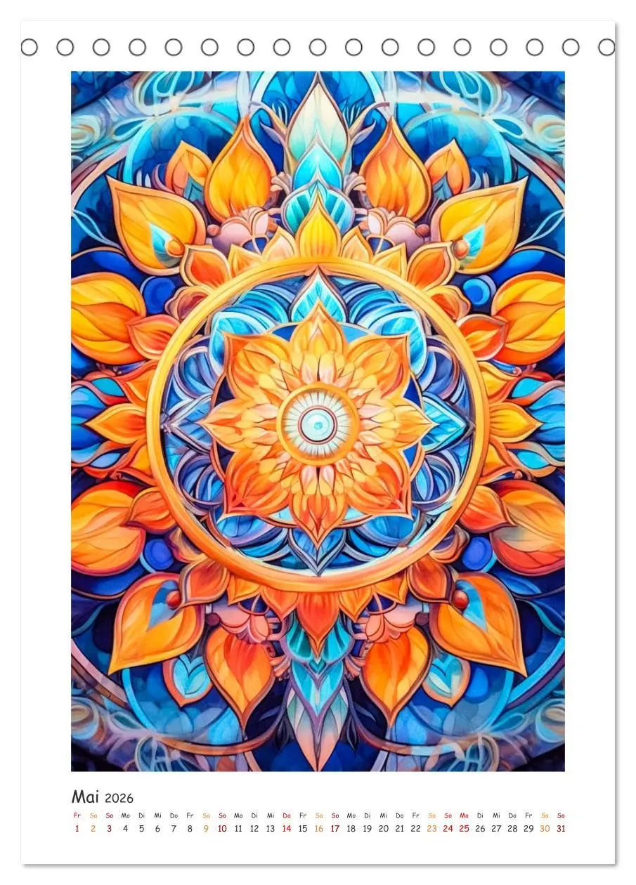 Bild: 9783516311754 | Zauberhafte Mandalas (Tischkalender 2026 DIN A5 hoch), CALVENDO...