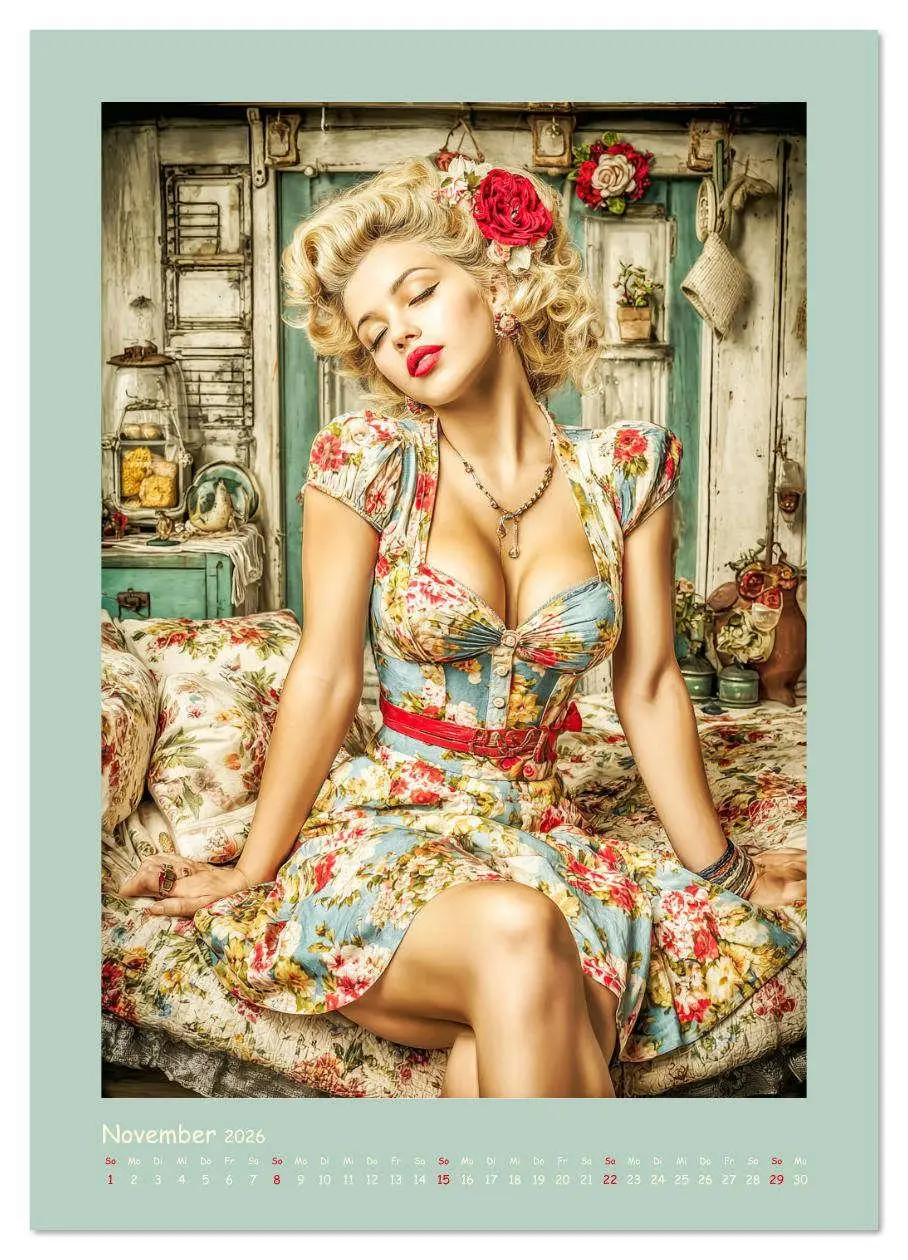 Bild: 9783516621754 | Flair der 50er Jahre. Girls im nostalgischen Pin-up-Stil...