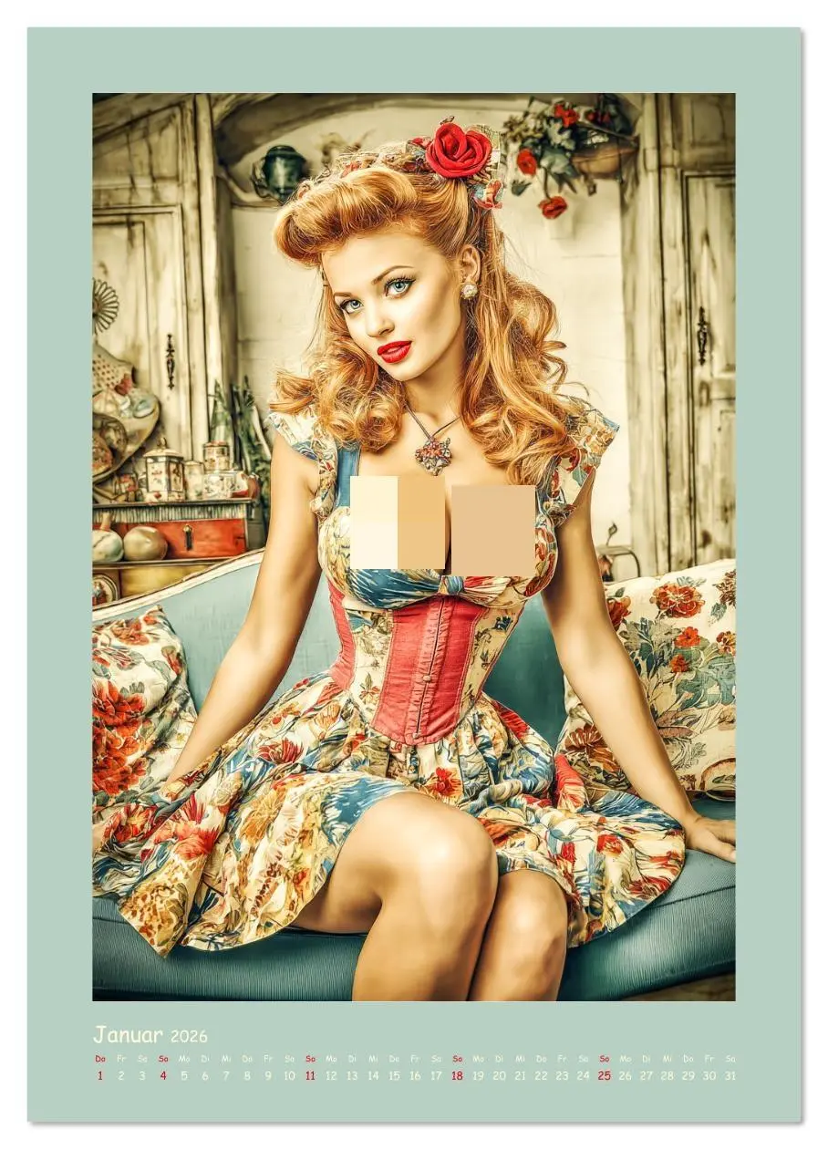 Bild: 9783516621754 | Flair der 50er Jahre. Girls im nostalgischen Pin-up-Stil...