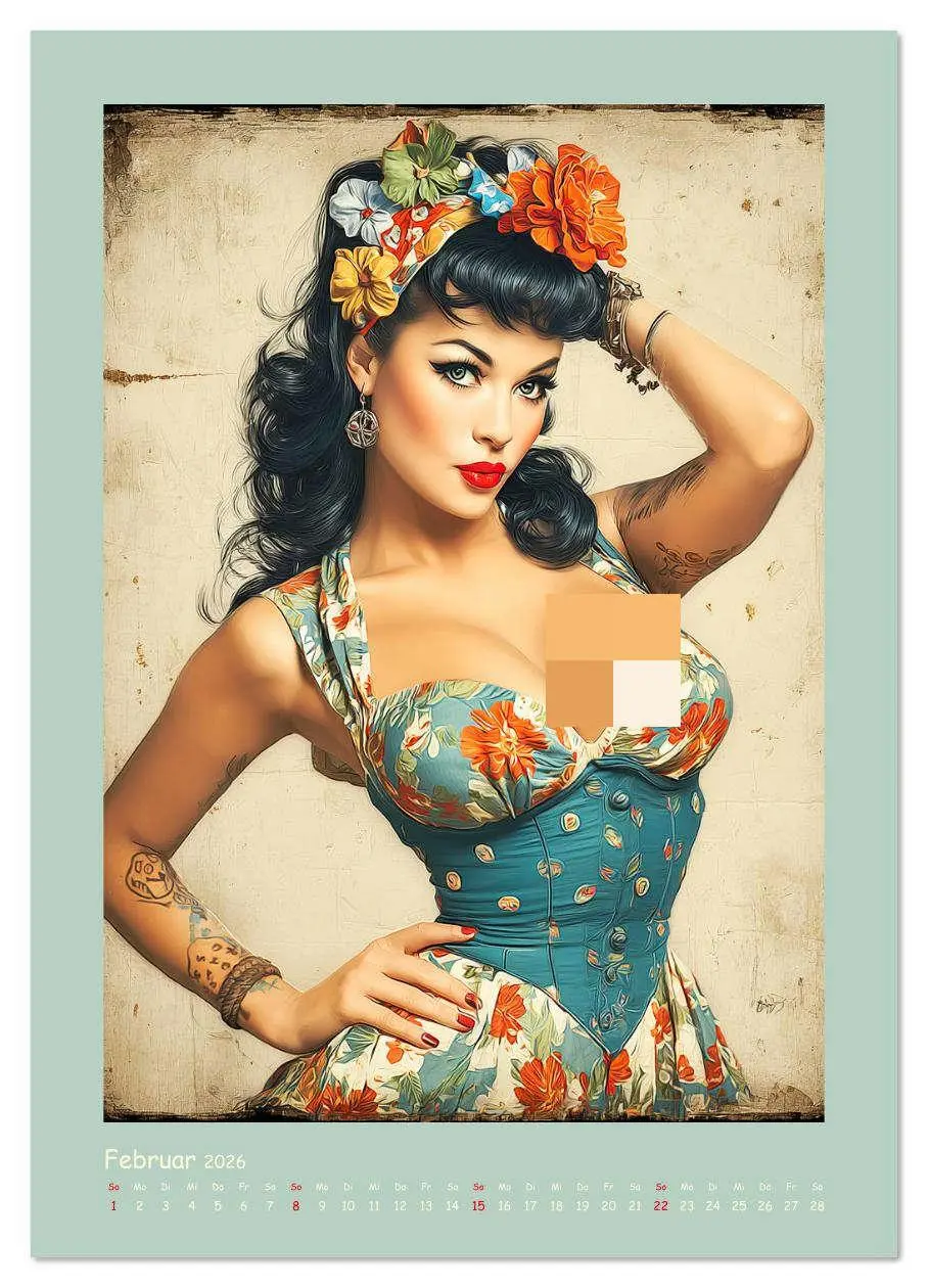 Bild: 9783516621754 | Flair der 50er Jahre. Girls im nostalgischen Pin-up-Stil...