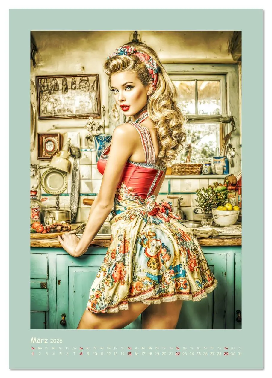 Bild: 9783516621754 | Flair der 50er Jahre. Girls im nostalgischen Pin-up-Stil...