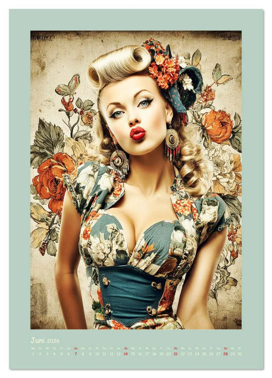 Bild: 9783516621754 | Flair der 50er Jahre. Girls im nostalgischen Pin-up-Stil...