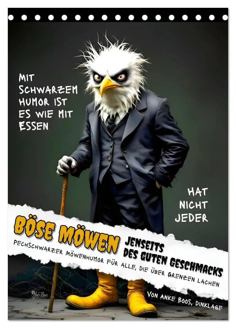 Cover: 9783516791754 | Böse Möwen - Jenseits des guten Geschmacks (Tischkalender 2027 DIN...
