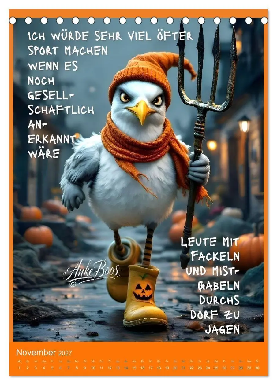Bild: 9783516791754 | Böse Möwen - Jenseits des guten Geschmacks (Tischkalender 2027 DIN...