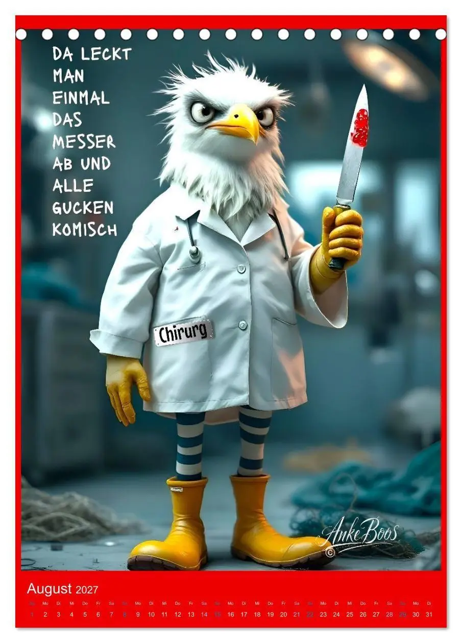 Bild: 9783516791754 | Böse Möwen - Jenseits des guten Geschmacks (Tischkalender 2027 DIN...