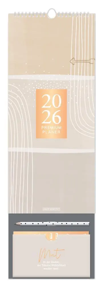 Cover: 9783986361754 | Premium-Paarplaner 2026 | Paarplaner | GRAFIK WERKSTATT Das Original