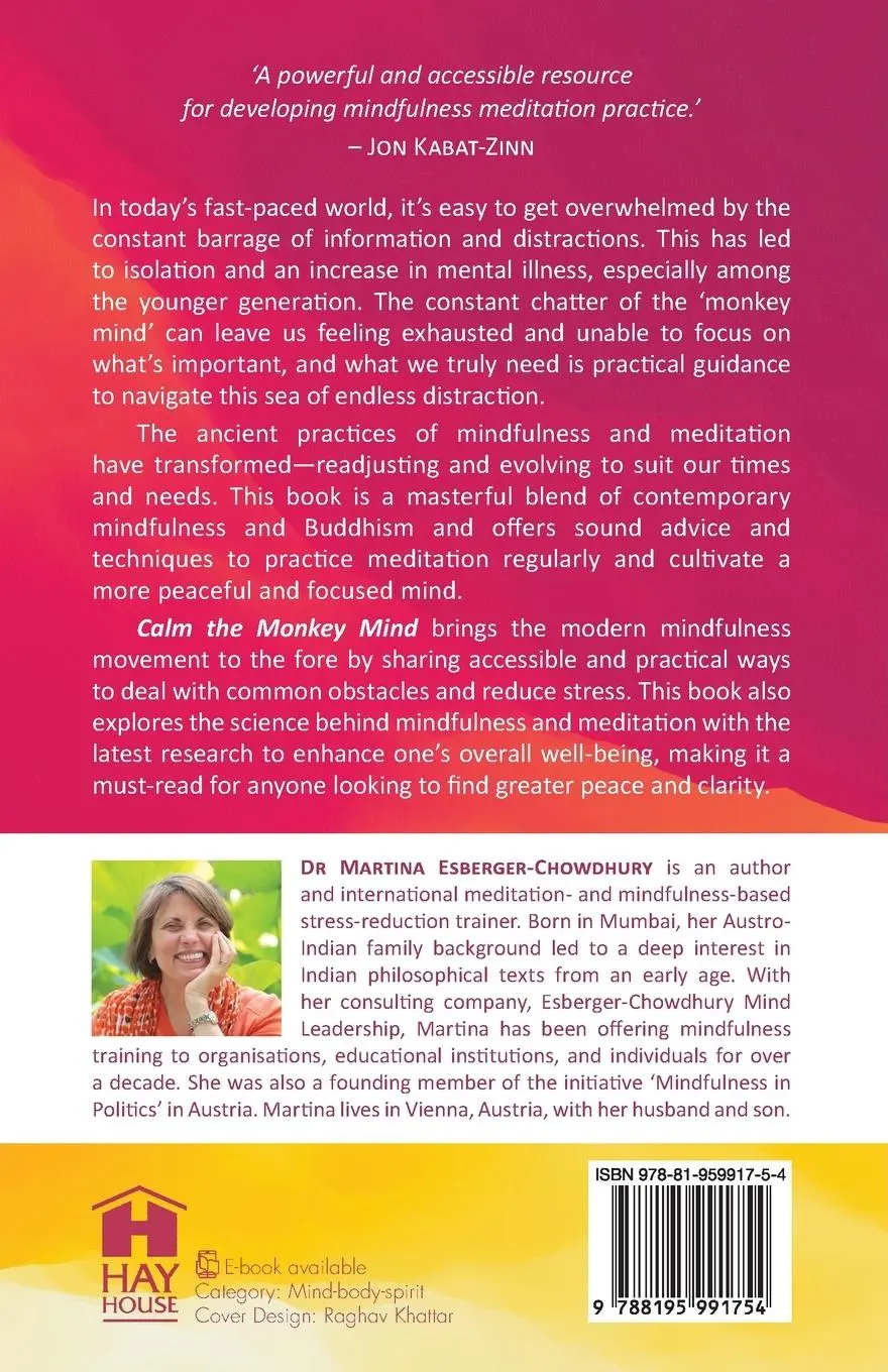 Rückseite: 9788195991754 | Calm the Monkey Mind | A Scientific Approach to Mindful Living | Buch