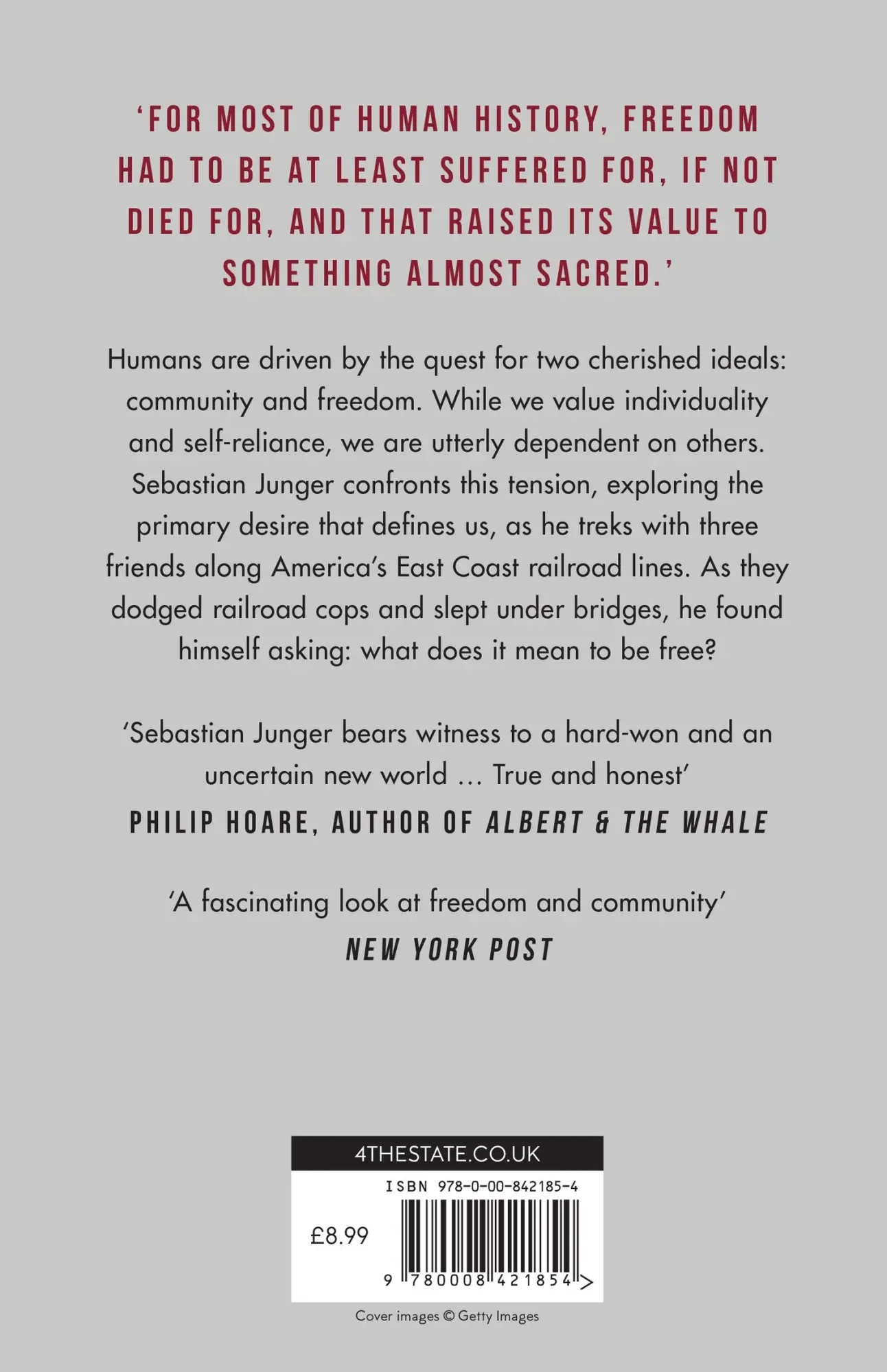 Rückseite: 9780008421854 | Freedom | Sebastian Junger | Taschenbuch | 160 S. | Englisch | 2022