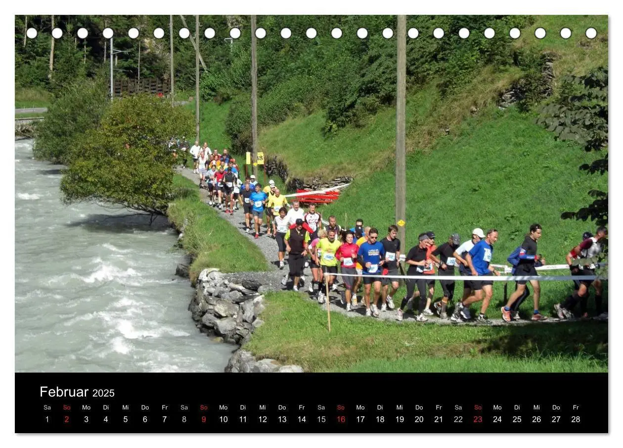 Bild: 9783435811854 | Der Jungfrau-Marathon (Tischkalender 2025 DIN A5 quer), CALVENDO...