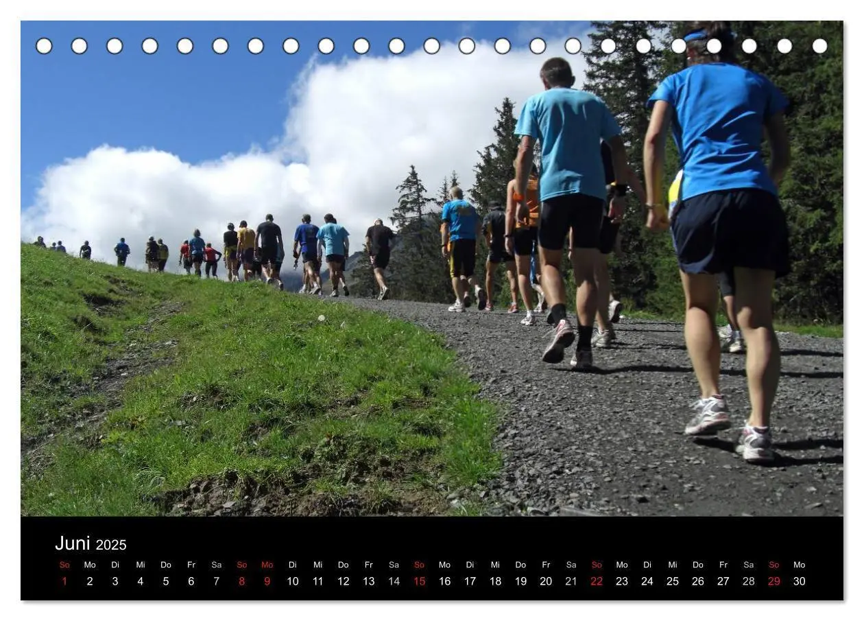 Bild: 9783435811854 | Der Jungfrau-Marathon (Tischkalender 2025 DIN A5 quer), CALVENDO...