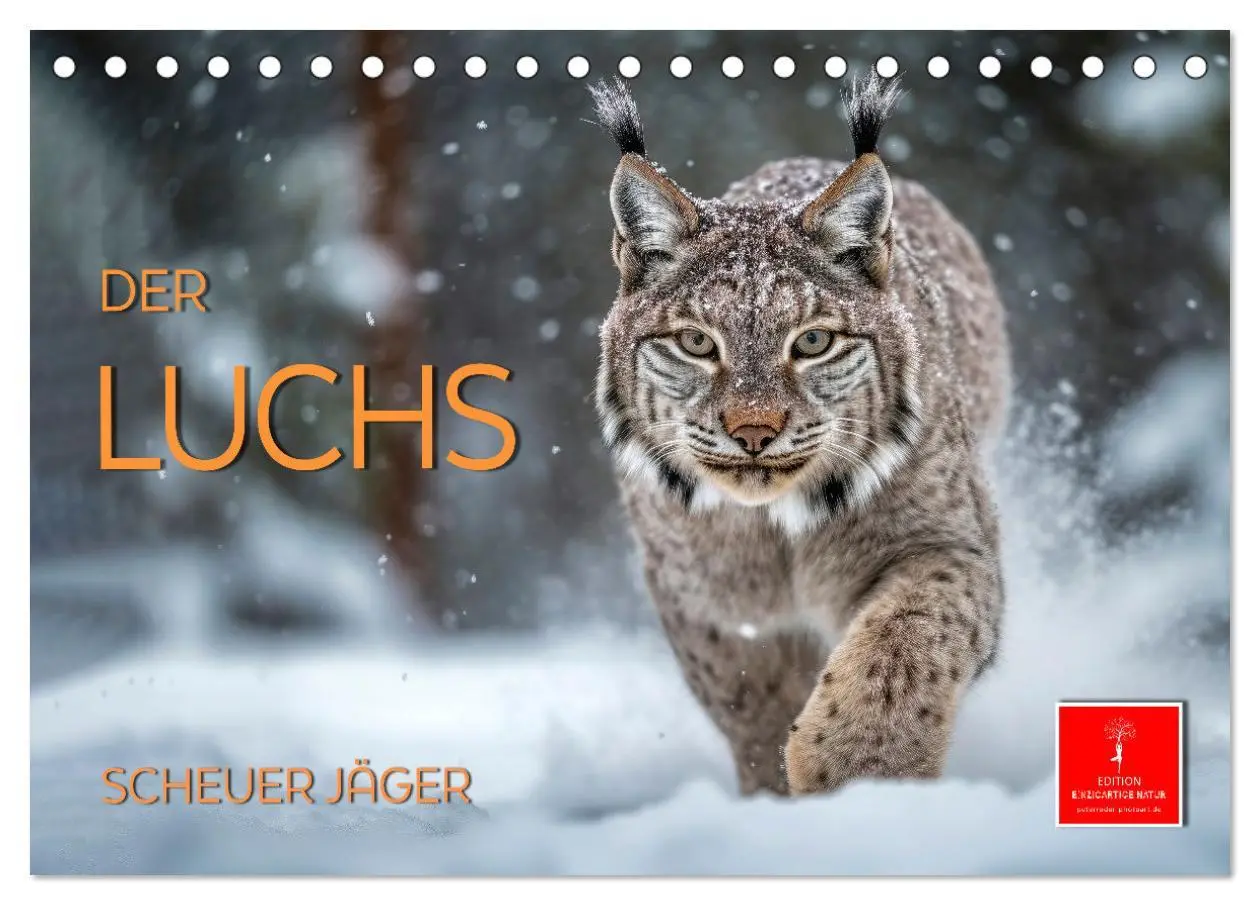 Cover: 9783457521854 | Der Luchs - scheuer Jäger (Tischkalender 2026 DIN A5 quer),...