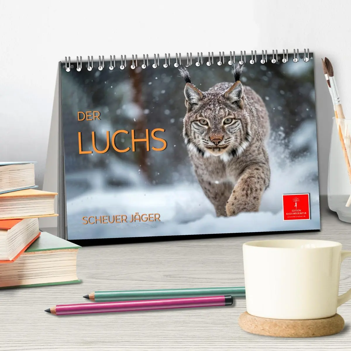 Bild: 9783457521854 | Der Luchs - scheuer Jäger (Tischkalender 2026 DIN A5 quer),...