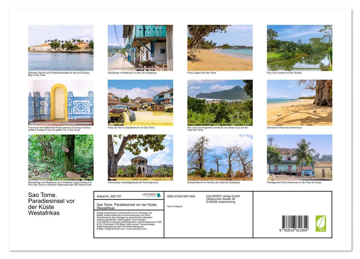 Bild: 9783516611854 | Sao Tome. Paradiesinsel vor der Küste Westafrikas (Wandkalender...