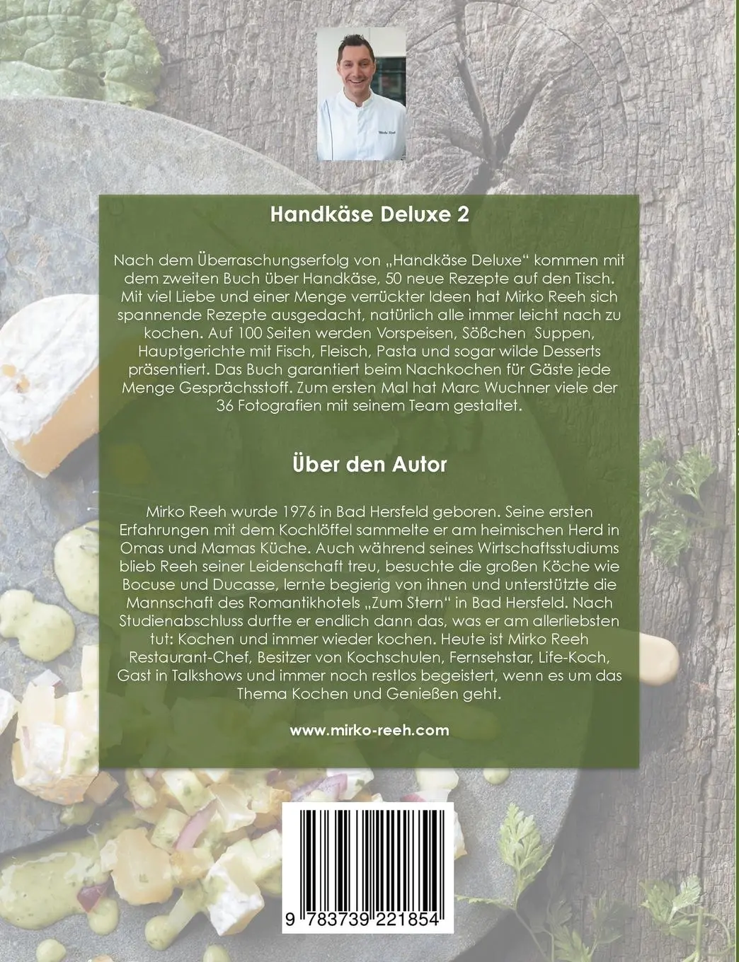 Rückseite: 9783739221854 | Handkäse Deluxe 2 | Neue Rezepte rund um den Handkäs' | Mirko Reeh