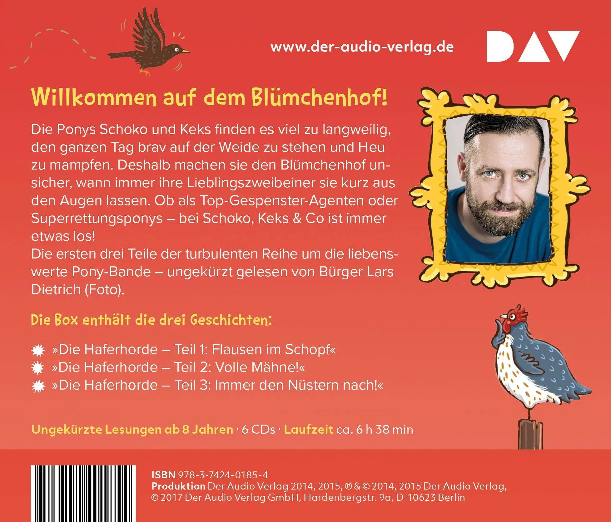 Rückseite: 9783742401854 | Die Haferhorde - Die große Box (Teil 1-3) | Suza Kolb | Audio-CD