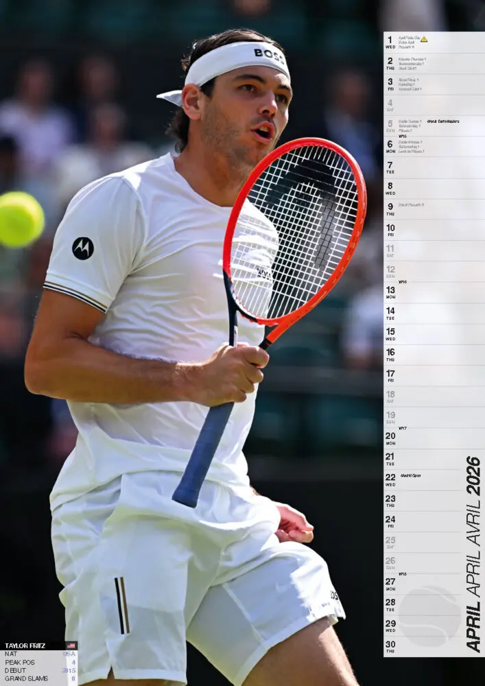Bild: 9798893611854 | Tennis Kalender 2026 | Kalender | 14 S. | Deutsch | 2026