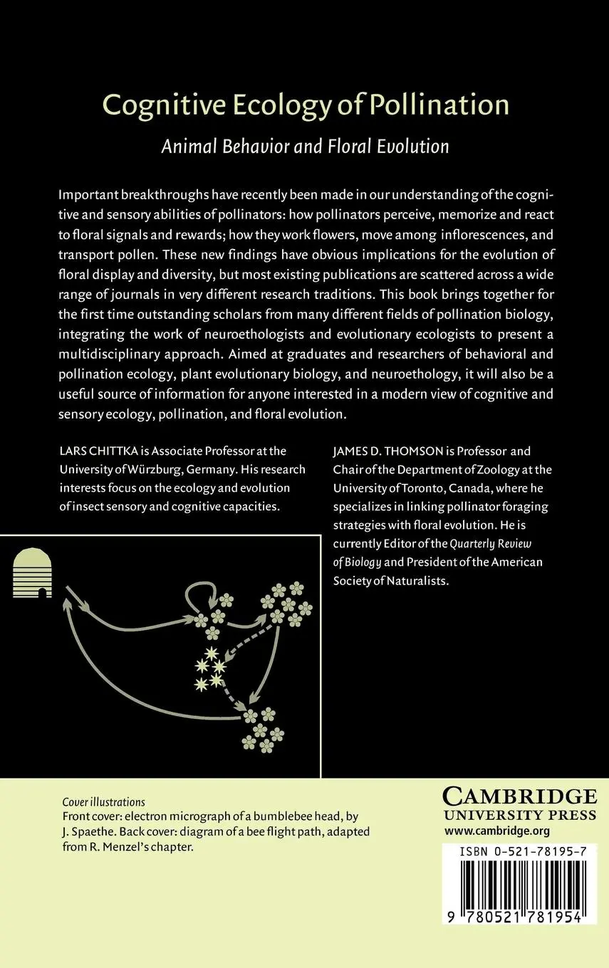 Rückseite: 9780521781954 | Cognitive Ecology of Pollination | Lars Chittka (u. a.) | Buch | 2003