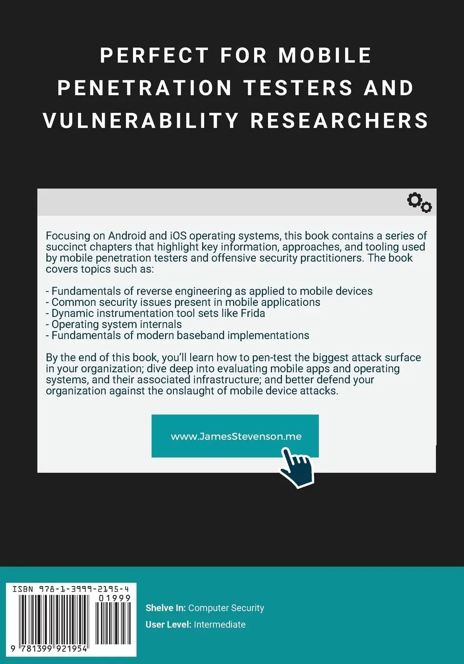 Rückseite: 9781399921954 | Mobile Offensive Security Pocket Guide | James Stevenson | Taschenbuch