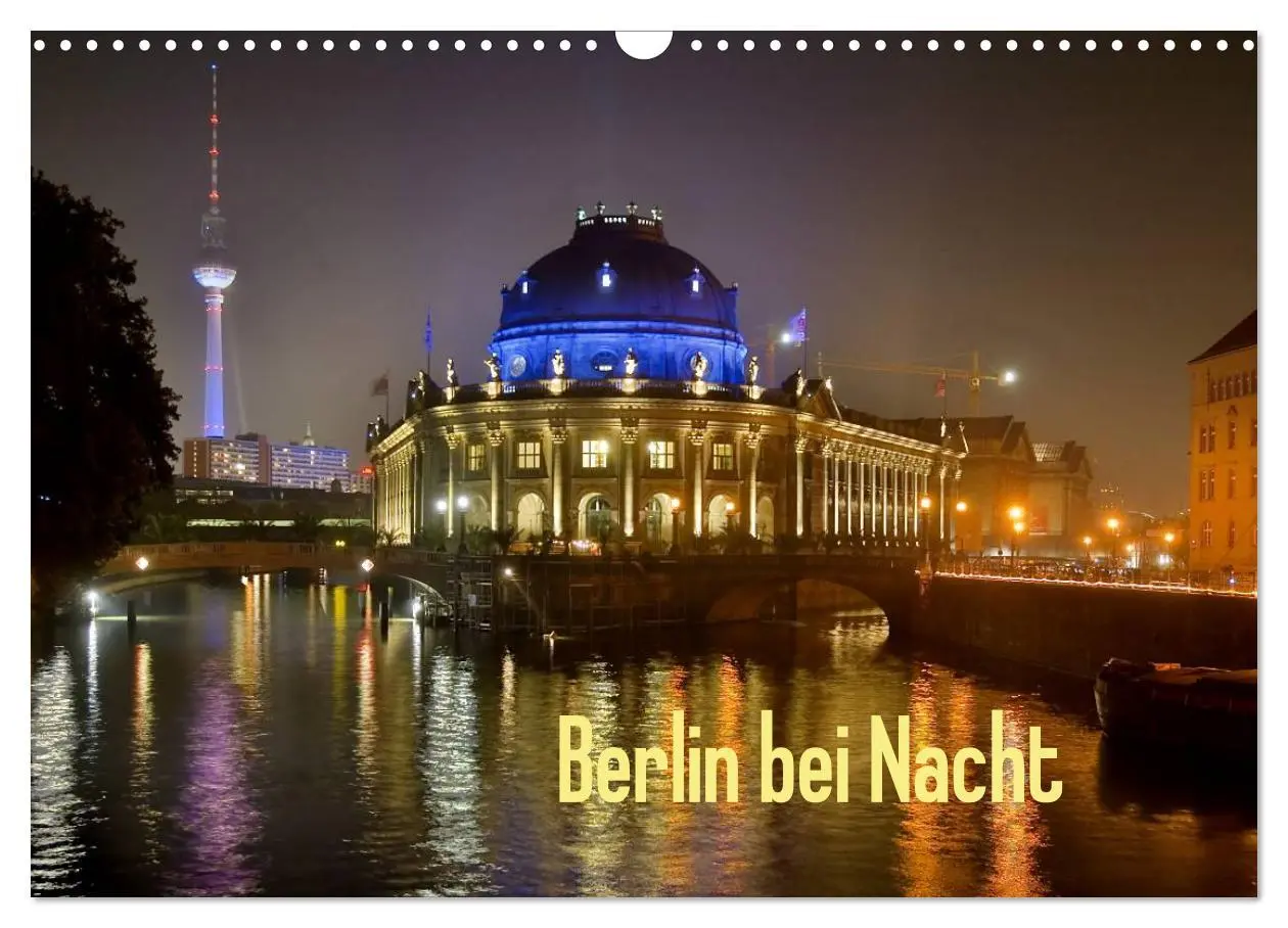 Cover: 9783516151954 | Berlin bei Nacht (Wandkalender 2026 DIN A3 quer), CALVENDO...