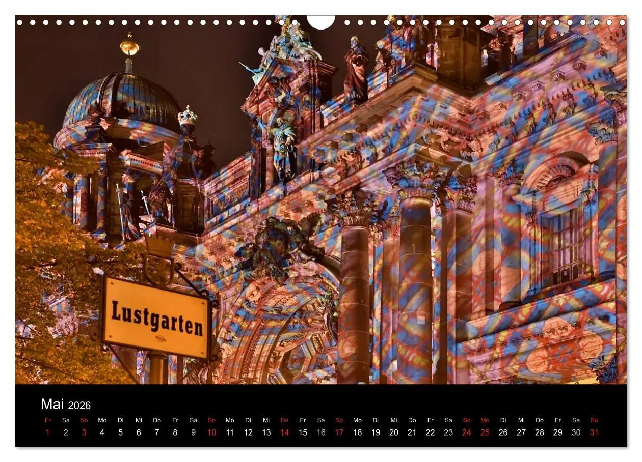 Bild: 9783516151954 | Berlin bei Nacht (Wandkalender 2026 DIN A3 quer), CALVENDO...