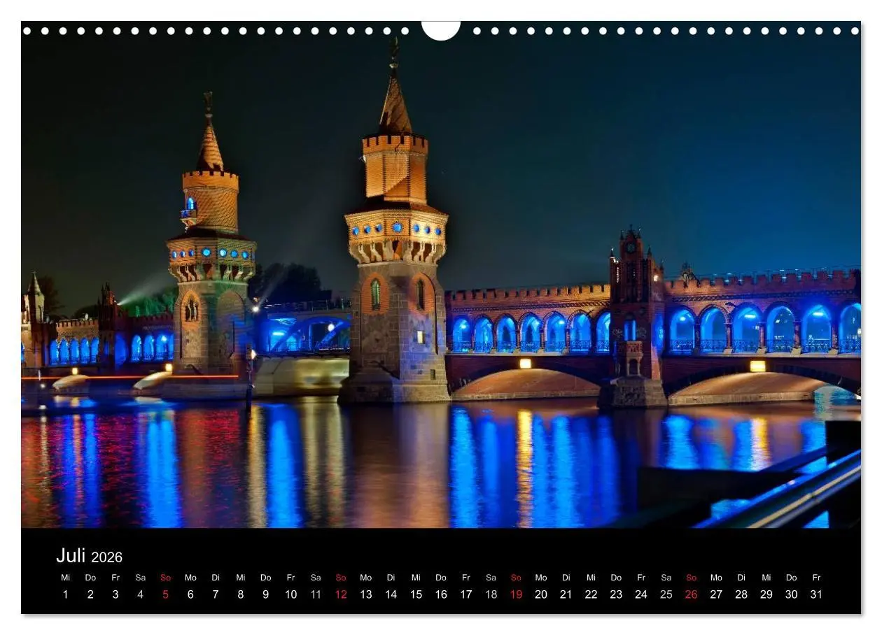 Bild: 9783516151954 | Berlin bei Nacht (Wandkalender 2026 DIN A3 quer), CALVENDO...