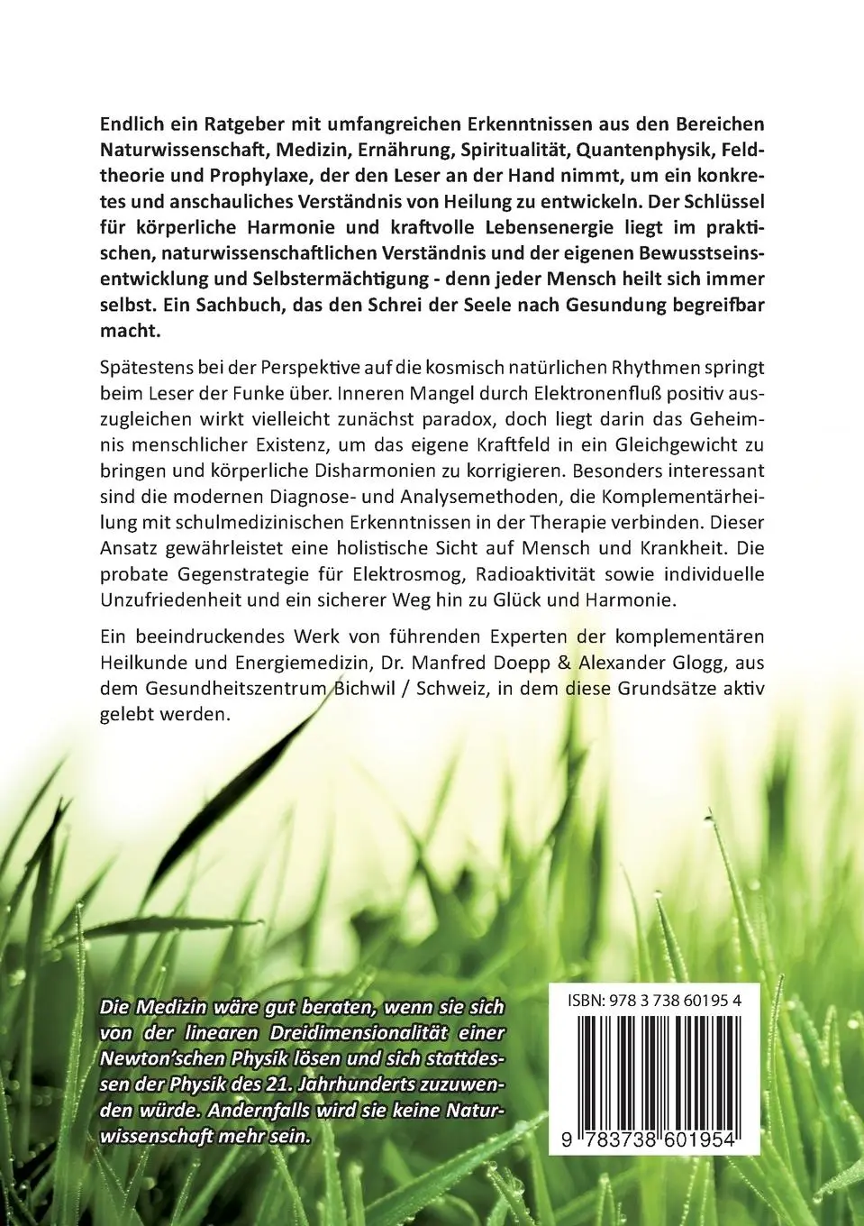 Rückseite: 9783738601954 | Heilung verstehen | Alexander Glogg (u. a.) | Taschenbuch | 176 S.