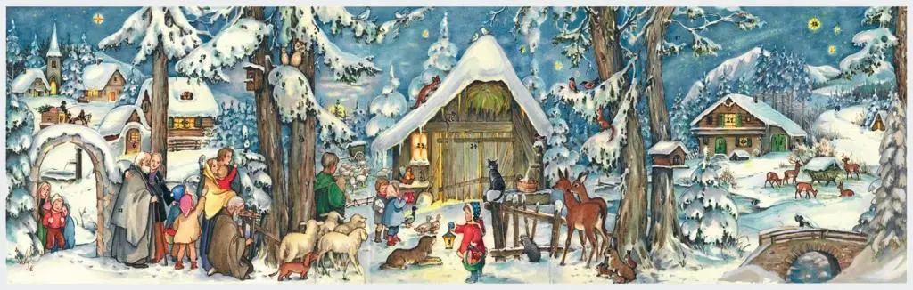 Cover: 4025985202054 | Adventskalender "Am Stall" | Papier-Adventskalender | Anita Rahlweß