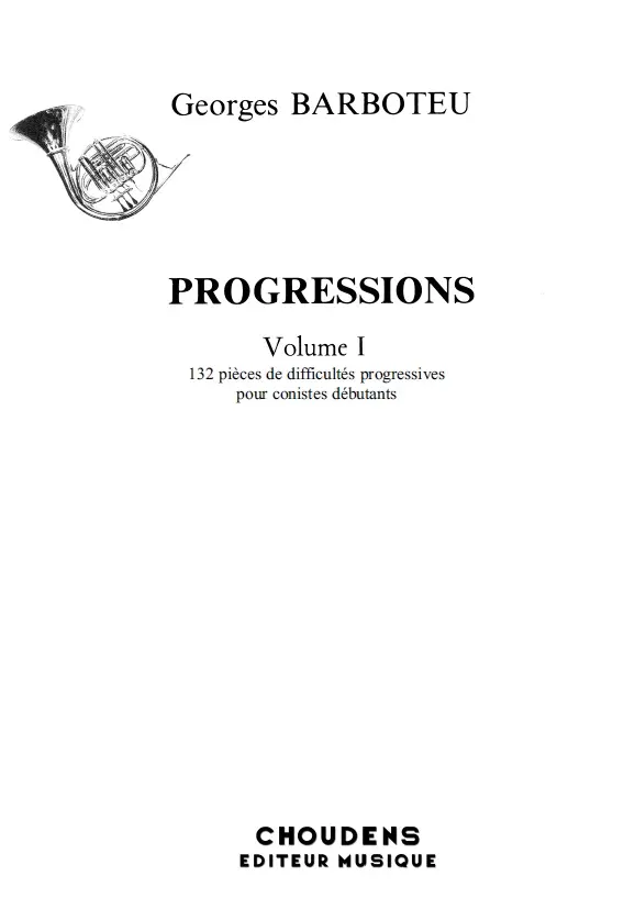 Cover: 5020679572054 | Progressions Volume 1 | Georges Barboteu | Buch | 2010