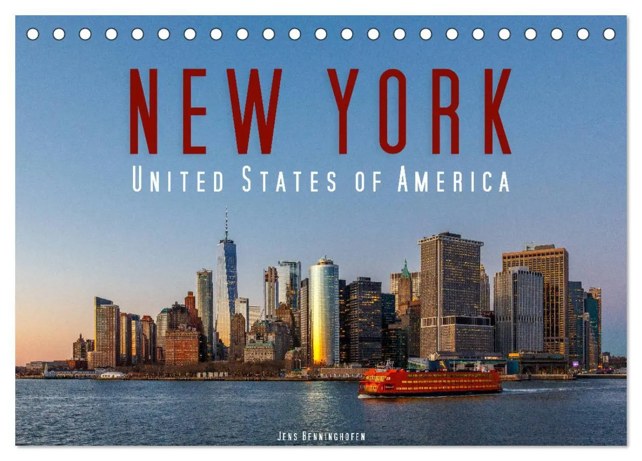 Cover: 9783435242054 | New York - United States of America (Tischkalender 2025 DIN A5...