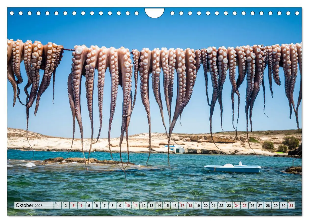Bild: 9783457572054 | Griechische Inseln - Ein Jahr im Mittelmeer (Wandkalender 2026 DIN...
