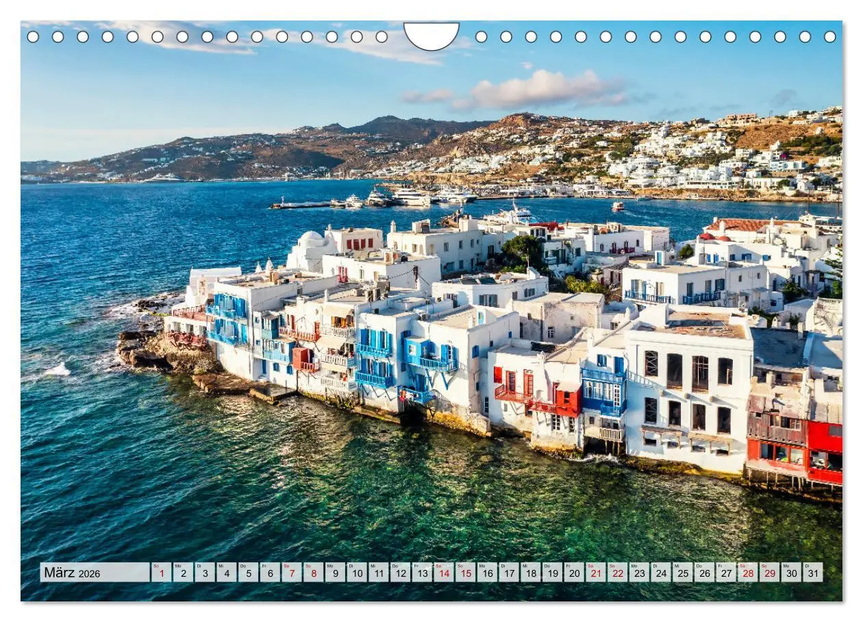 Bild: 9783457572054 | Griechische Inseln - Ein Jahr im Mittelmeer (Wandkalender 2026 DIN...