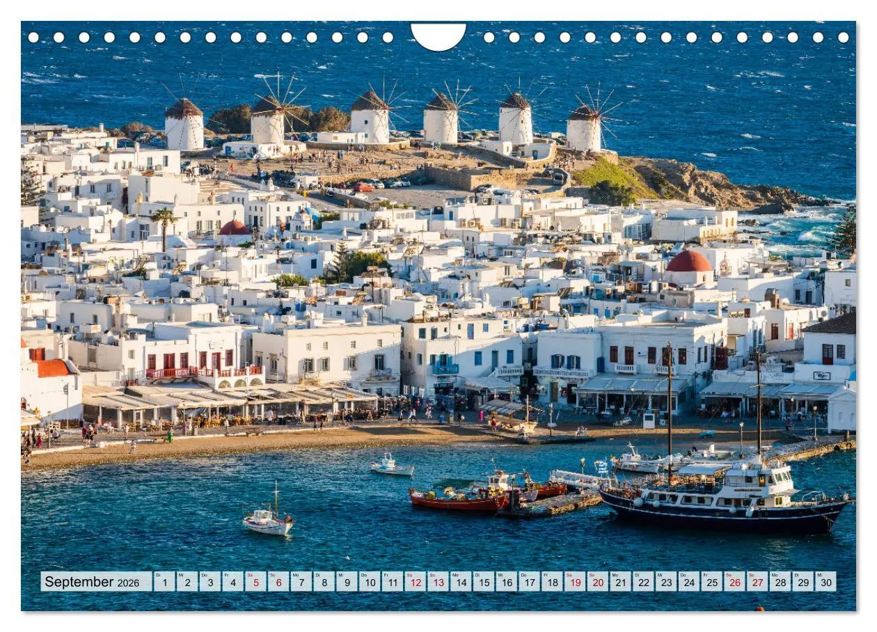Bild: 9783457572054 | Griechische Inseln - Ein Jahr im Mittelmeer (Wandkalender 2026 DIN...