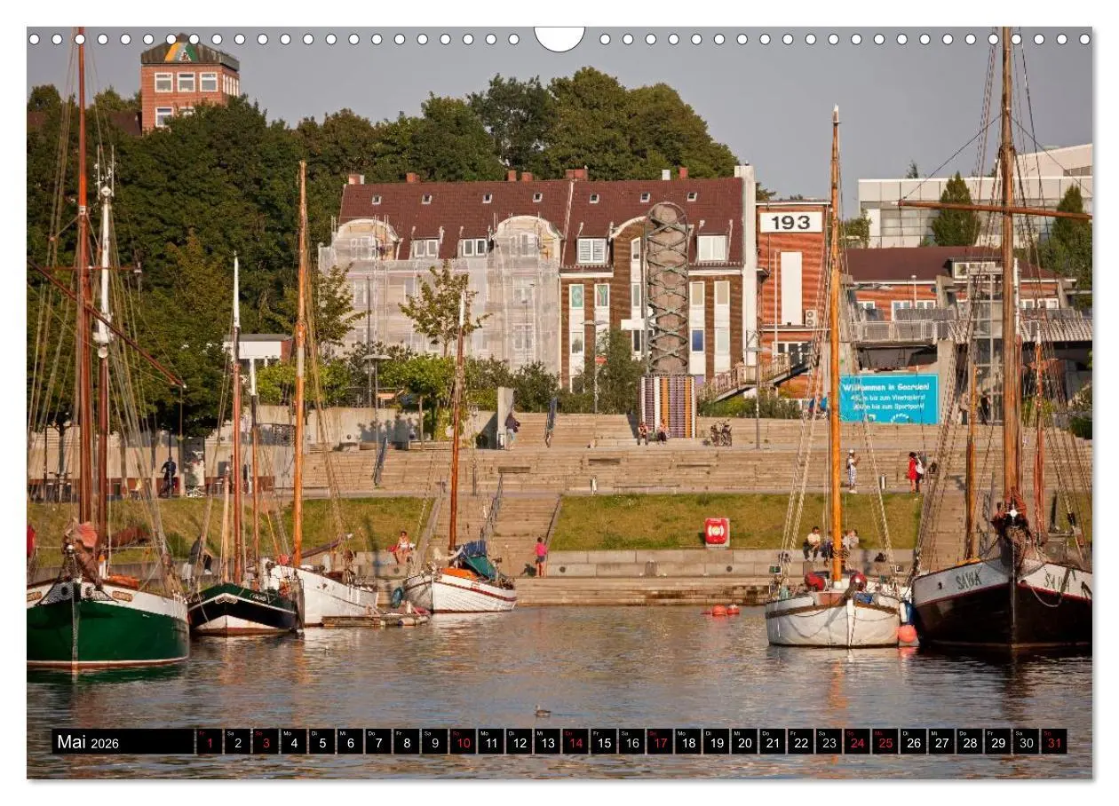 Bild: 9783516042054 | Landeshauptstadt Kiel (Wandkalender 2026 DIN A3 quer), CALVENDO...